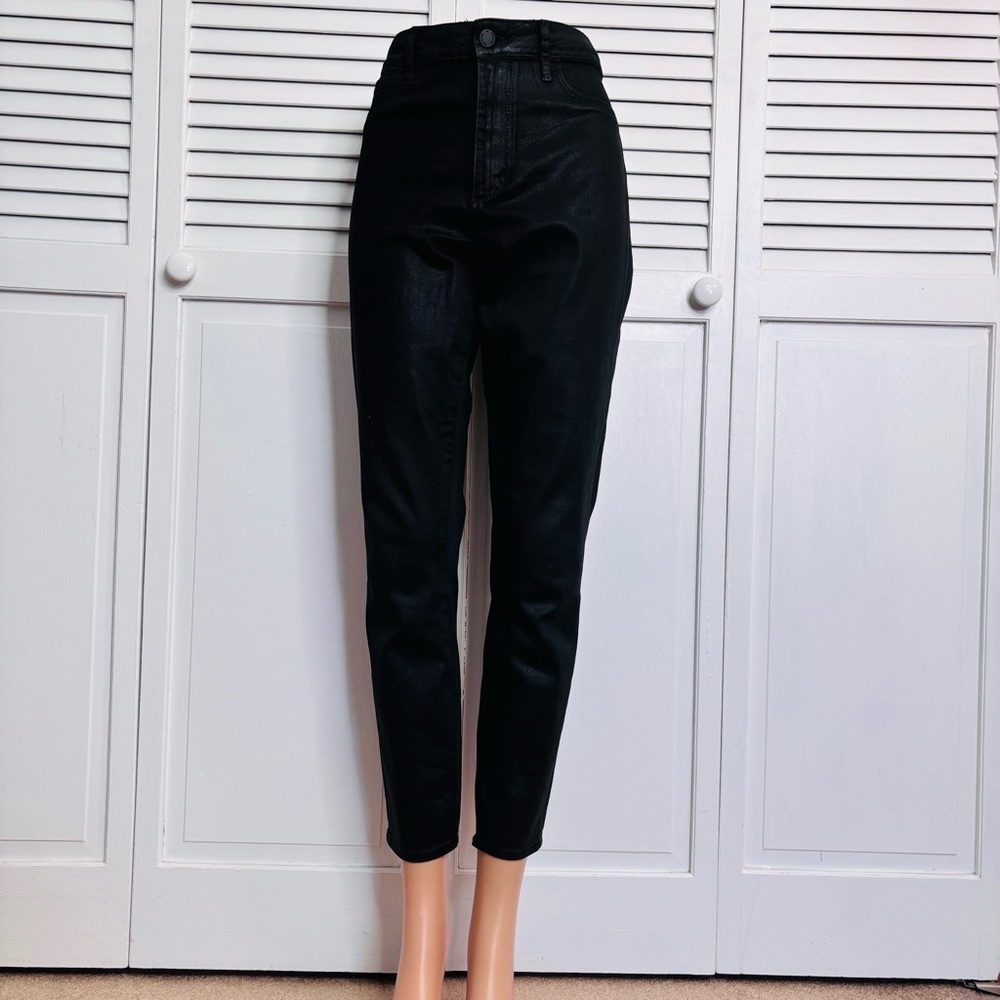 ARTICLES OF SOCIETY Black Coated Skinny Jeans Size 29